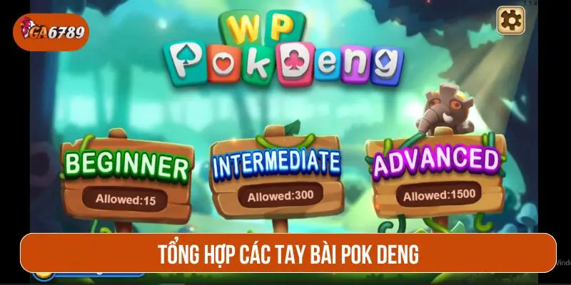 Các tay bài trong game