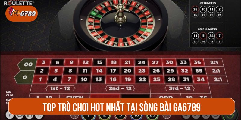 Sòng bài GA6789 mang đến đủ các loại game kinh điển